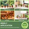 15pcs Succulent Needle Felting Kit for Beginners Adult - DIY Starter Kit with Wool Roving, Felting Mat, Needles, Instructions for Home Decoration Crafts